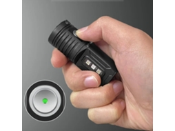 Lanterna Led Edc Black-lumintop Gt Nano 5.0 1400lm Com Luz Lateral Rgb Uv, Vem Com 2 Pilhas 10280 Usb Type C, Mini Lanterna Led Recarregável, Ferramen