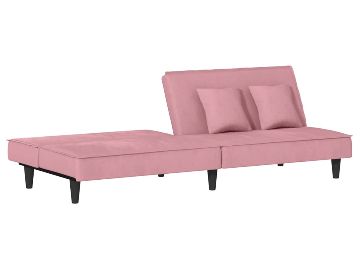 Sofa Bed, Sofa Beds Vidaxl Cor-de-rosa Veludo (n/a)