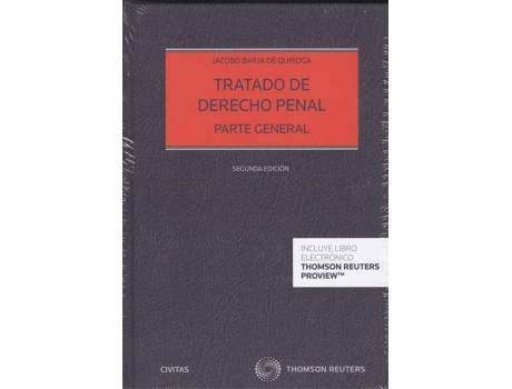 Livro Tratado De Derecho Penal. Parte General (Dúo) de Jacobo Barja De Quiroga