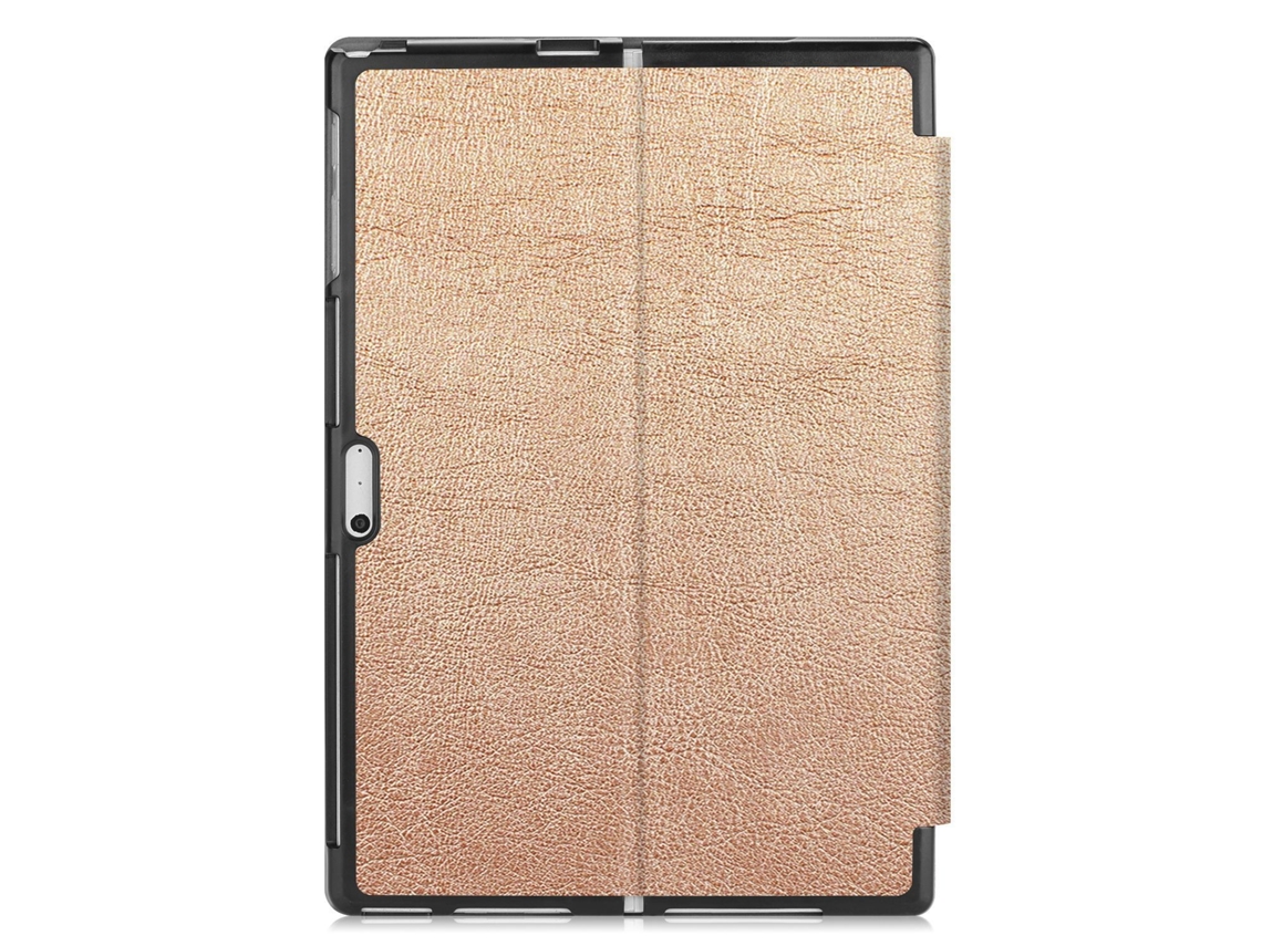 Elysve Capa Protetora Para Microsoft Surface Pro4/5/6/7 209 Em Couro Para Tablet De 12 3 Polegadas Ouro Rosa