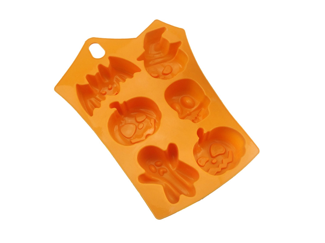 Bandejas de gelo/moldes de Halloween com designs divertidos e assustadores de Slowmoose