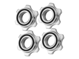 Mobestech Conjunto De 4 Porcas Antiderrapantes Para Barras Halteres