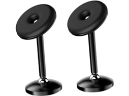 Suporte Magnético Giratório Portátil Para Celular Com Gps Veicular (2 Peças) Para Escritório.
