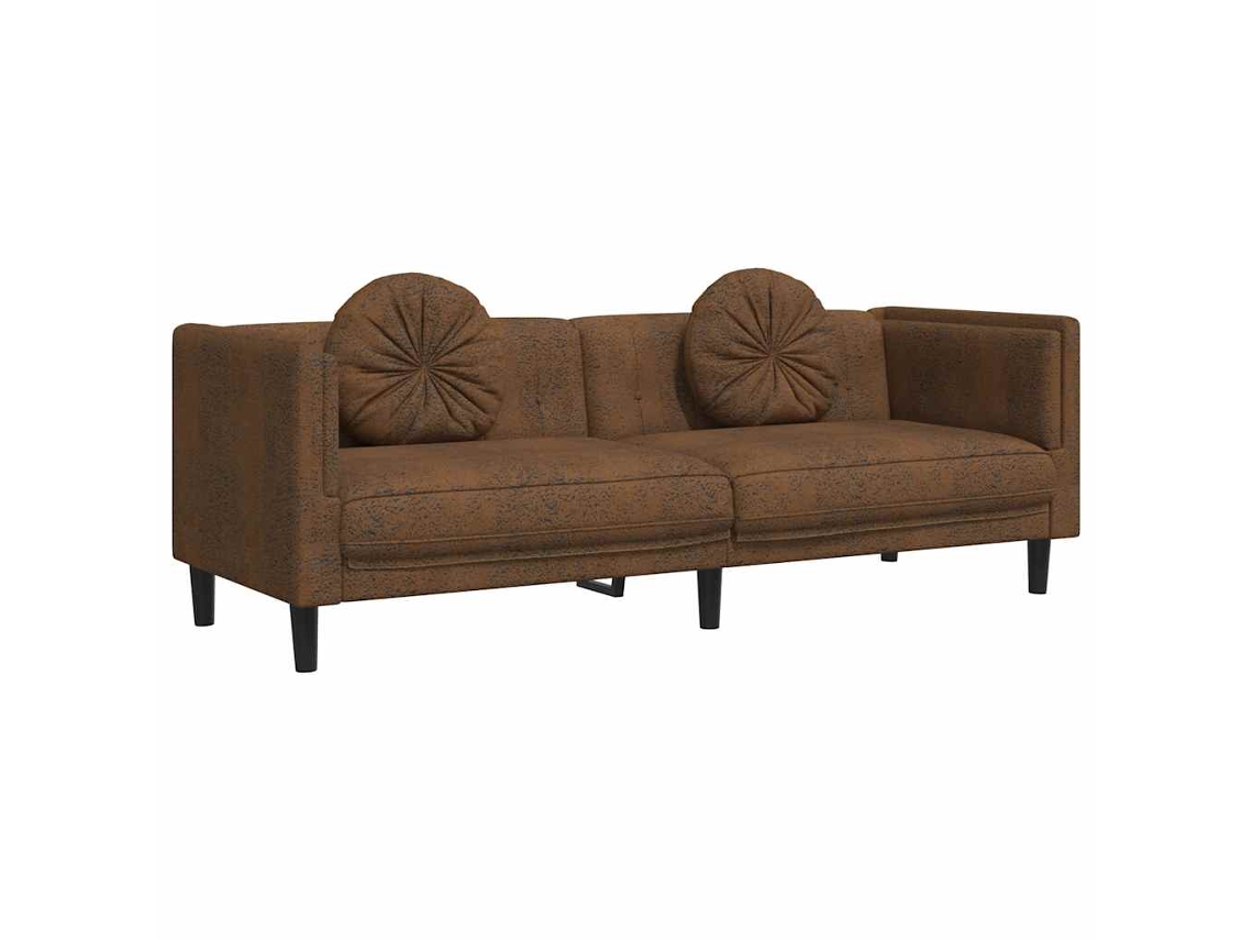 Sofa, Sofas Vidaxl Marrom Couro Artificial (n/a)