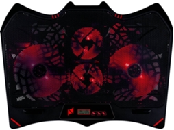Suporte Cooler Gaming NPLAY Unstoppable 5.0 (Outlet Caixa Aberta - Preto e Vermelho)