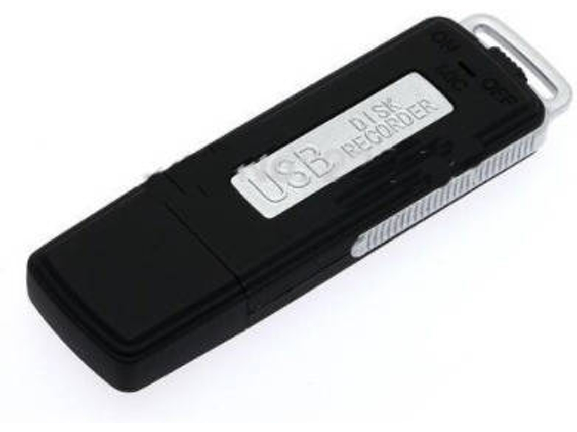 Gravador de Voz Digital Usb Mini Ativar Gravador de Voz-16 Gbpreto