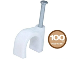 Abraçadeiras Circulares Monoprice Com Pino De Aço, 10 Mm, Pacote Com 100 Unidades