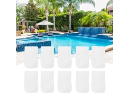 10 Bolsas De Filtro De Algodão Para Piscina 20x12cm Acessórios De Limpeza
