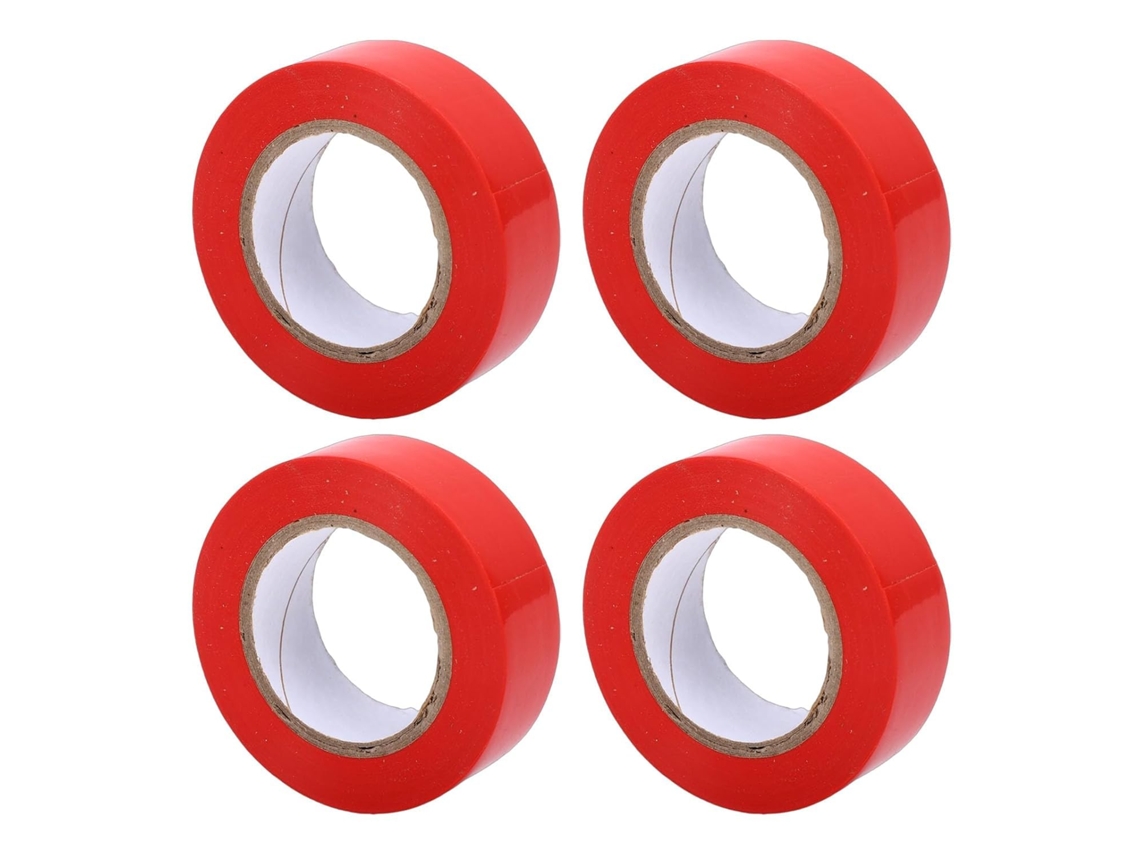 Fita Isolante Elétrica, Material Pvc, Adesivo Forte Para Isolamento De Fios, Uso Externo, 10 Rolos De 20mm X 10m
