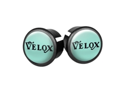 Conjunto de 2 tampões de guiador para bicicletas de estrada VELOX Doming Bianchi