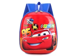 Mochila Escolar Disney Kindergarten Cartoon 3D 95 Car Boys Mochila Infantil de 2 a 5 Anos