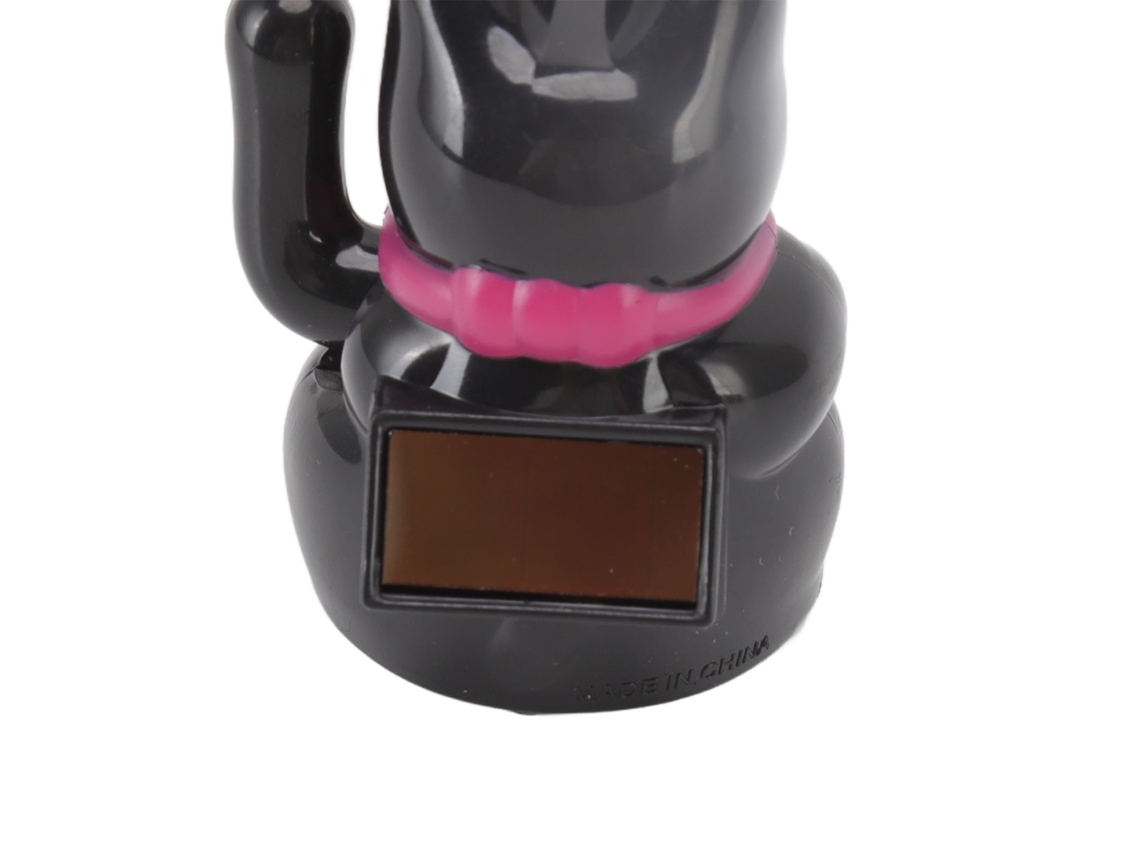 Enfeite Maneki-neko (indução Solar, Acenando Automaticamente) Eoocoo