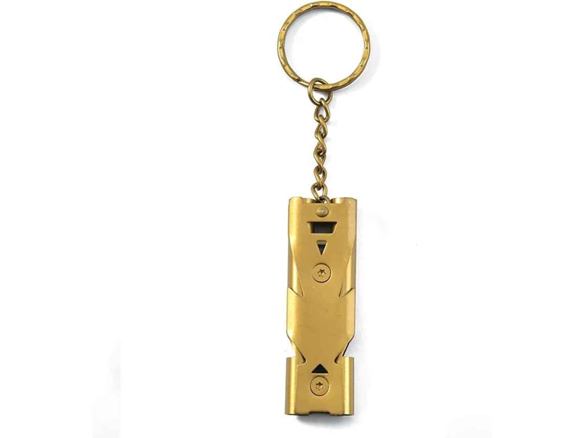 Tubo de sobrevivência, com duas cabeças, para alta frequência e alto nível de decibéis, feito de aço inoxidável.