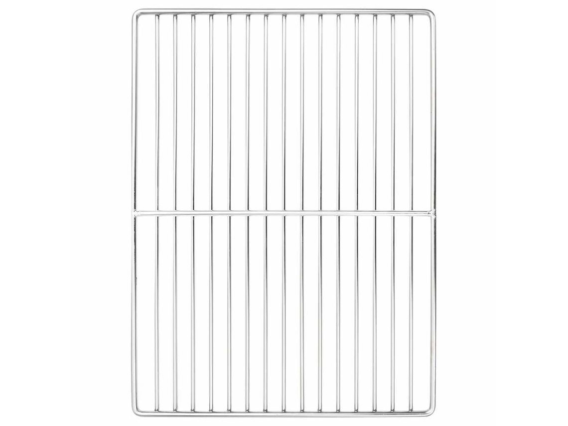 Vidaxl Grelha Para Grelhar 40 X 30 Cm Aço Inoxidável Prateado