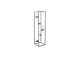 Castiçal DKD HOME DECOR Cristal (18 x 18 x 76 Cm)