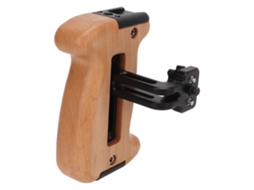 Mango De Madera Para Jaula De Cámara Dslr Con Cold Shoe, Mango Superior Universal Para Micrófono Y Luz De Relleno