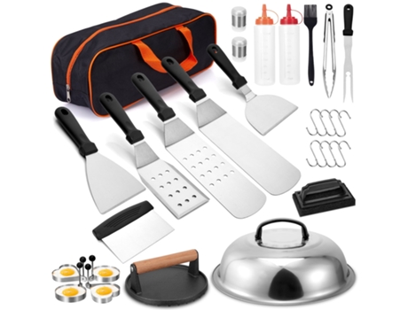 Kit De Acessórios Para Grelha, 29 Peças, Acessórios Profissionais Para Grelha Plana Para Blackstone Camp Chef Siurn