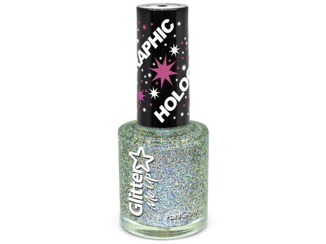 PAINTGLOW Tinta Holográfica Para Unhas Com Glitter Verde