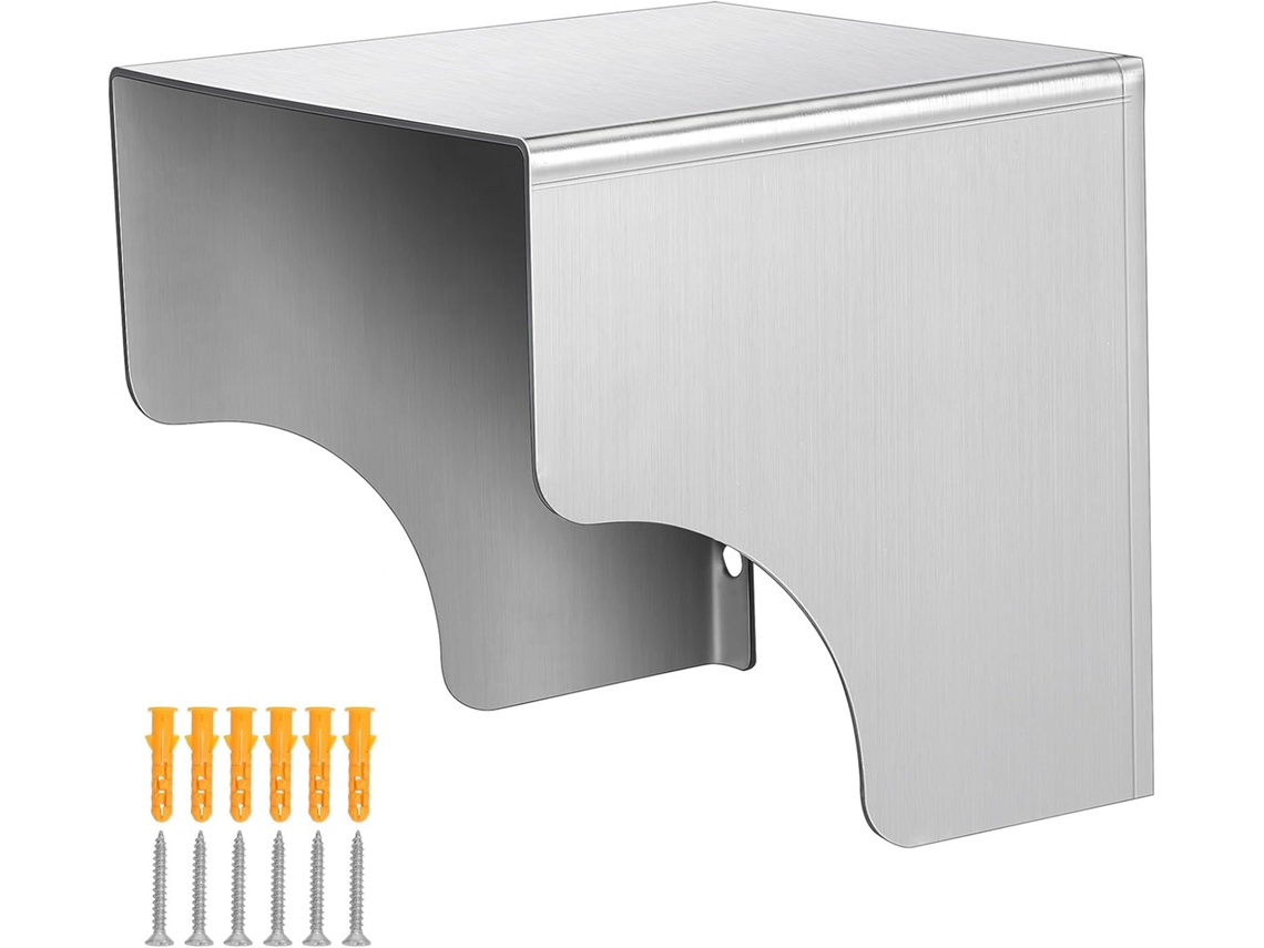 Tampa De Tomada À Prova D'água E Resistente A Respingos, Em Aço Inoxidável, De 125 Mm, Para Campainha.