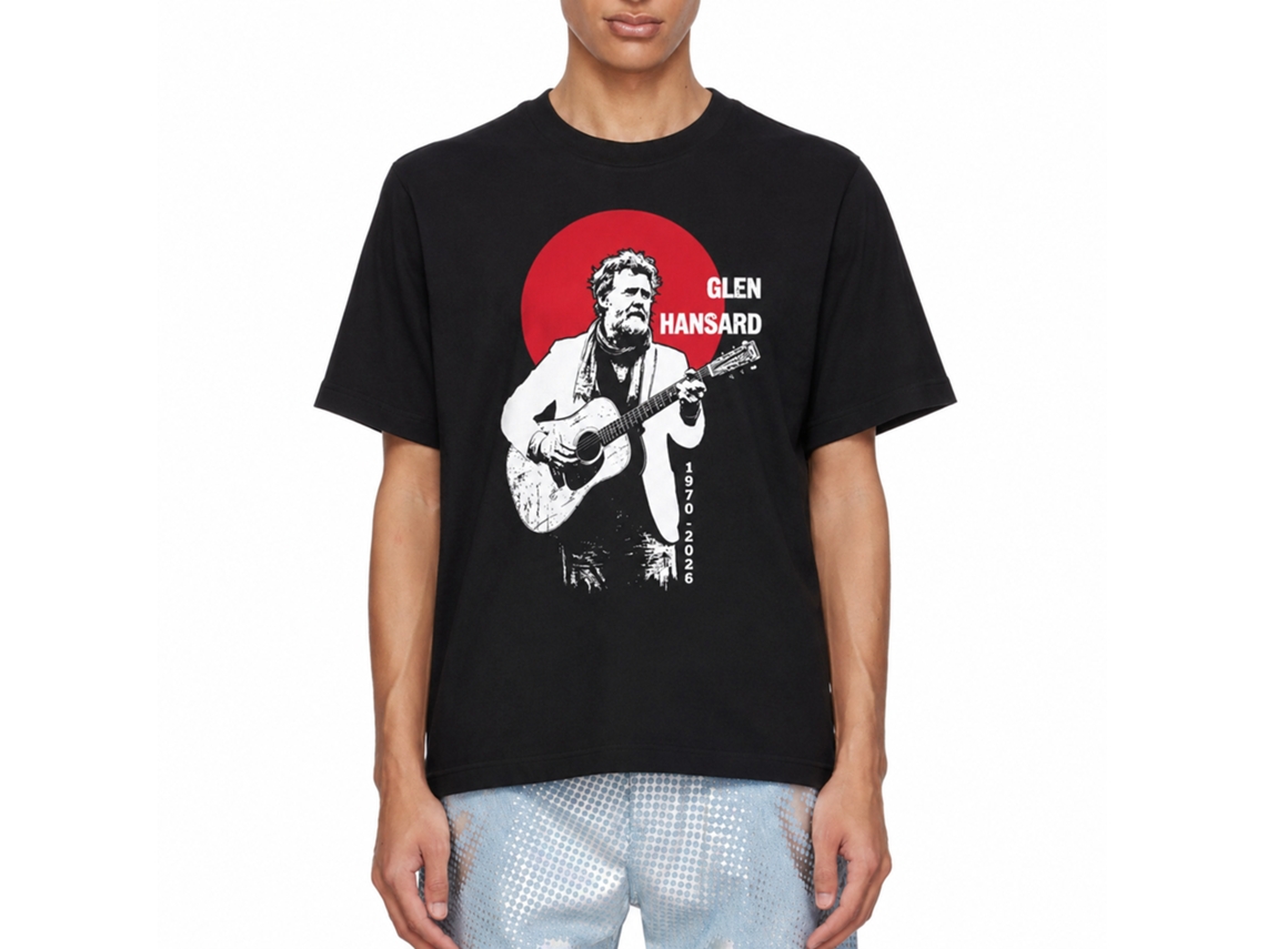 Rockinstone Glen-hansard Irish Musician And Songwriter (1970–2026) T-shirt Size:m