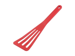 Espátula De Silicona Para Peixe E Panelas Antiaderentes, Espátula Furada Com Cangote Resistente Ao Calor Para Cozinha Rojo