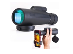 Telescópio Monocular 10 30x50 Para Adultos, Luneta Monocular Hd À Prova Dágua, Observação De Pássaros Bestvite (preto)