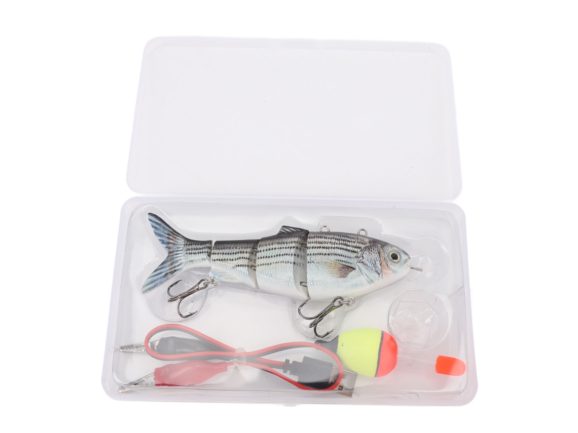 Isca Elétrica de Pesca Led Recarregável Usb