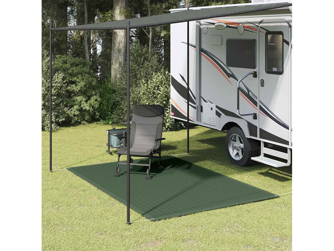 Vidaxl Tapete Para Tenda 250x300 Cm Pead Verde