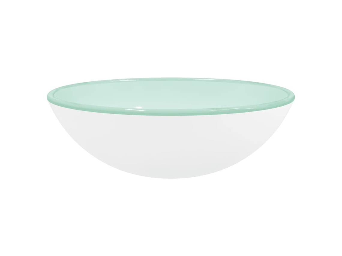 Basin, Basins Vidaxl Branco Vidro (42 X 14 Cm)