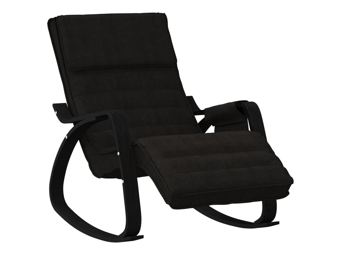 Rocking Chair, Rocking Chairs Vidaxl Preto Tecido
