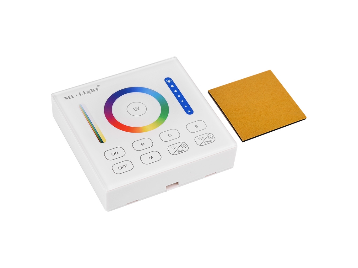 Controlador de painel inteligente Milight 2.4g (compatível com controle RGB+CCT e ajuste de brilho)
