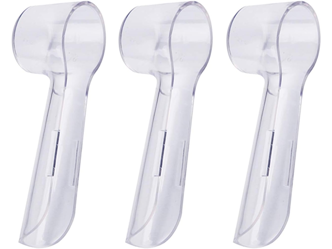 Protetor de Escova de Dentes de Plástico Conjunto de 3 Peças para Higiene Oral