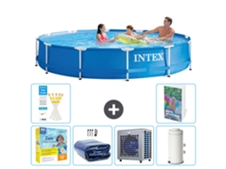 Intex Piscina Com Estrutura Redonda - 366x76 Cm - 7-peças S157