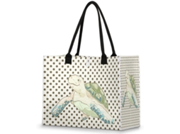 Bolsa Tropicallife Grande e Divertida com Marinha Bolinhas Tartaruga Estampa 42 X 17 33 Cm Designs Ta