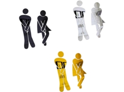 De 3 Adesivos De Parede Espelhados Em Acrílico 3d, Autoadesivos Para Banheiros E Lavabos, Removíveis E Reutilizáveis, Gokoco