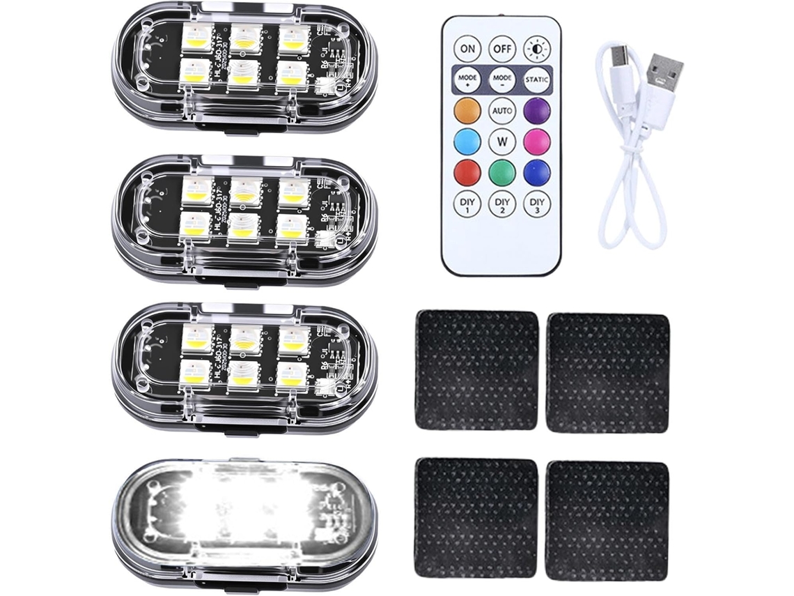 Luzes Estroboscópicas De Led – Conjunto Lâmpadas Com Controle Remoto Sem Fio