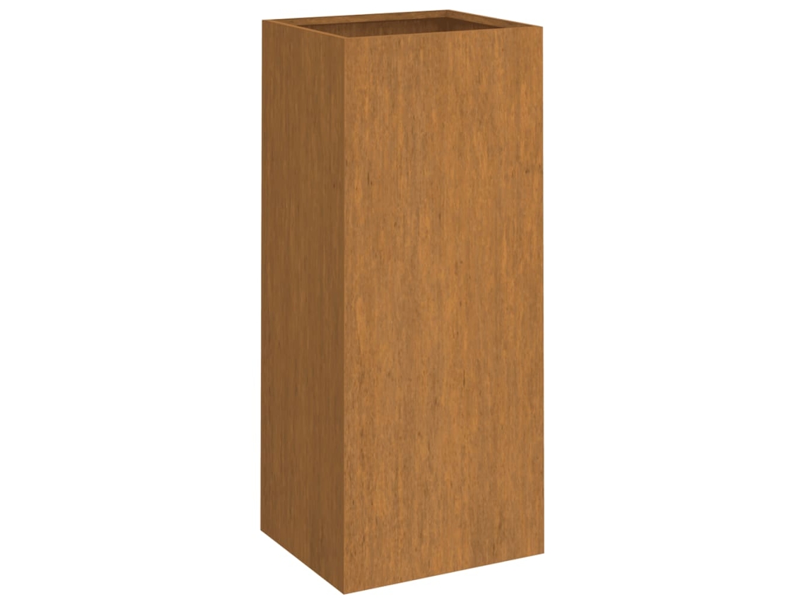 Planter, Planters Vidaxl Marrom Aço (32 X 29 X 75 Cm)