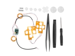 Kit De Botões Led Com Controle De Vibração E 6 Cores Para Controle Ps4, Thumbsticks E D-pad Iluminados