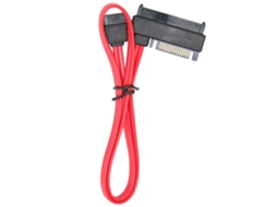 Aetheria cabo Adaptador Sas 29pin para Sata 7pin com Porta de Alimentação Sata 15pin 0.5m/1.6ft