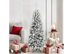 Vidaxl Árvore De Natal Artificial Com 150 Leds Branco 150 Cm