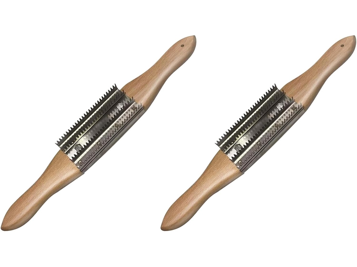 2 Ferramentas De Limpeza Para Polimento Da Roda Com Composto Madeira