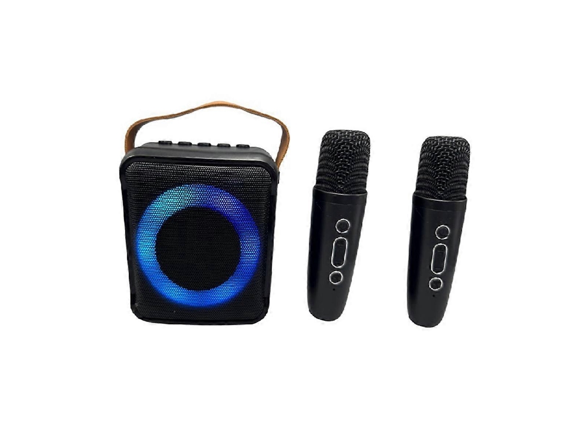 Alto Falante Bluetooth Portátil Multifuncional Com 2 Microfones Olysi Shop