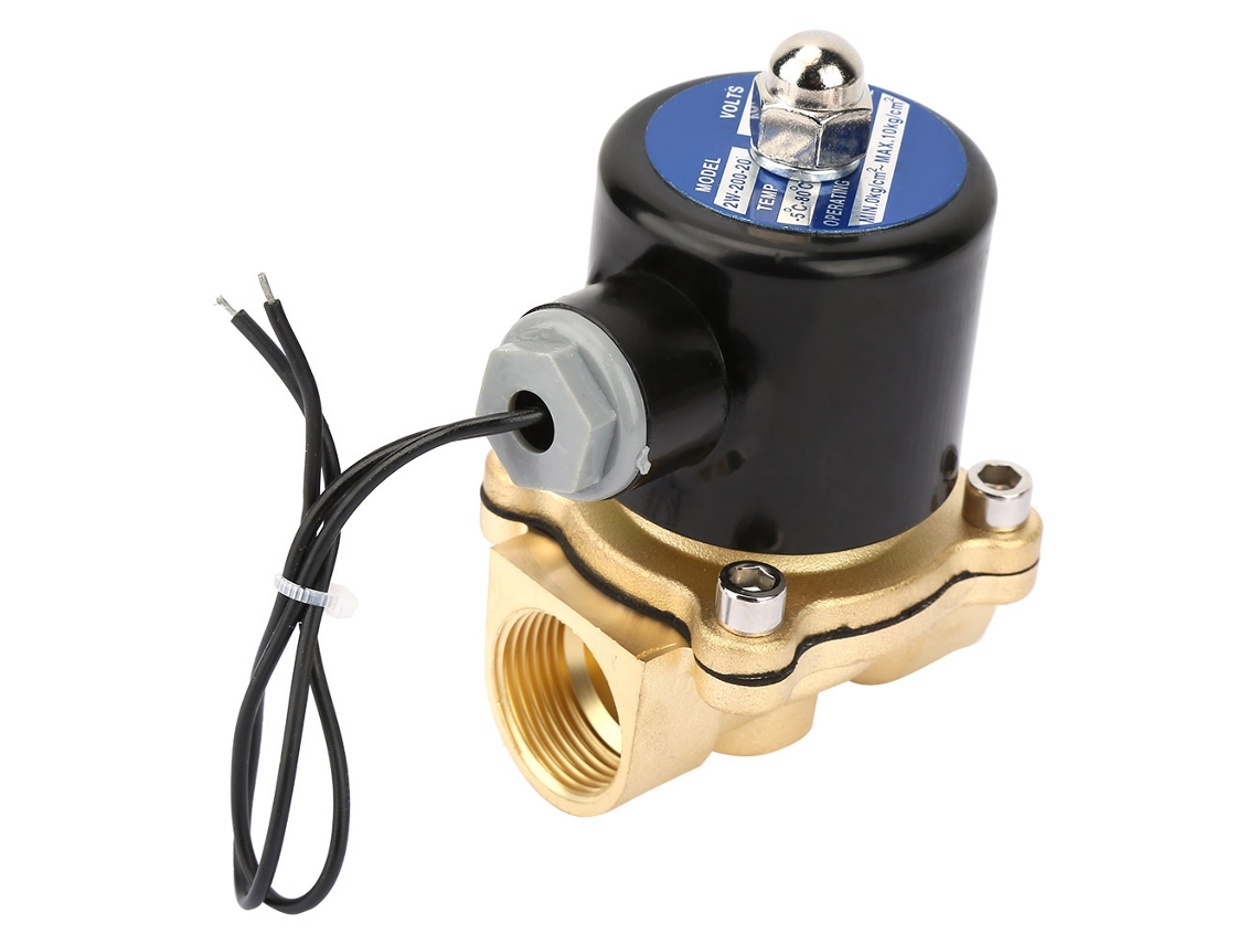 Válvula Solenoide Elétrica Bronze Dn20 Nc Dc24v