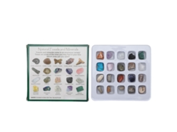 Kit De Coleção De Pedras E Minerais Para Crianças, Conjunto Educativo De Ciências, 20 Peças Tipo 2