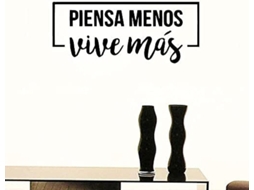 Adesivo de parede com frase em espanhol "Sonho de uma Vida" para decoração de casa, em vinil, papel de parede, pôster para quarto, 57x80 cm