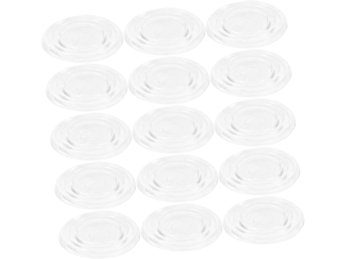 25 Unidades De Protetores Silicone Para Pés Mesas E Cadeiras Vidro Com Ventosas