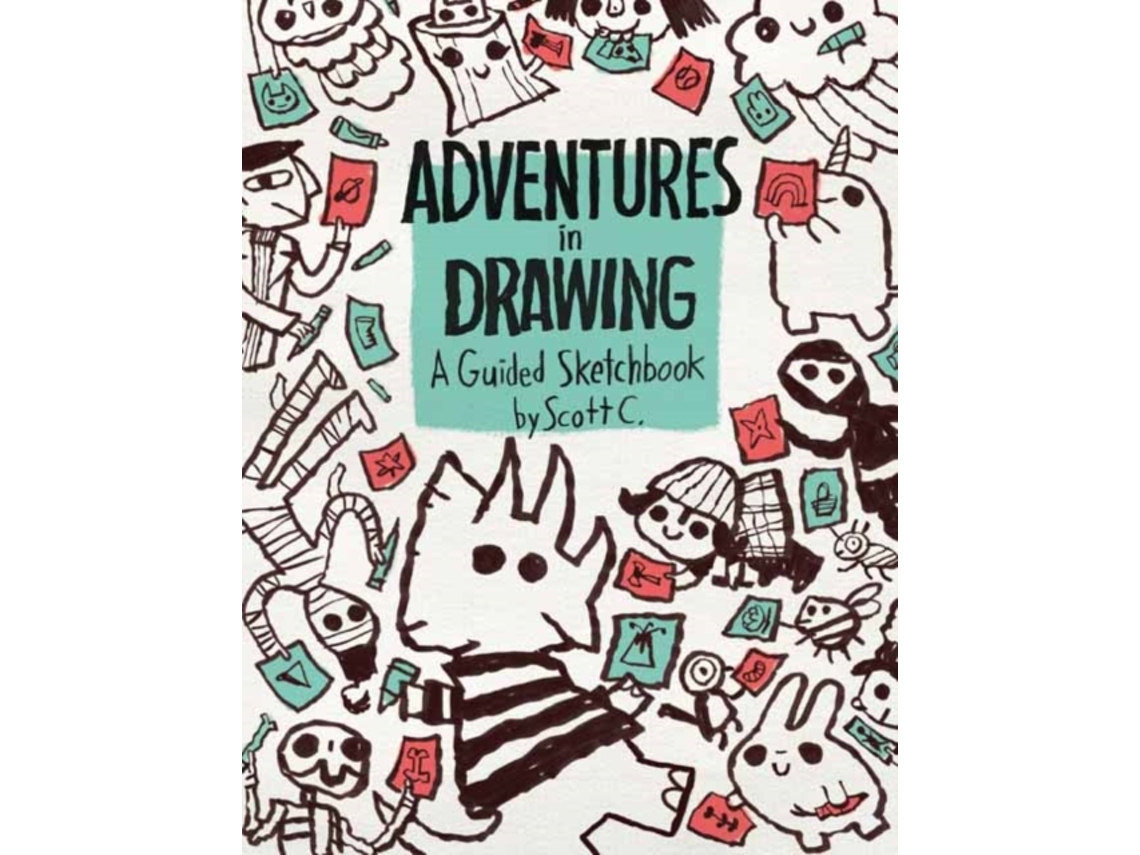 Livro adventures in drawing de scott campbell (inglês)