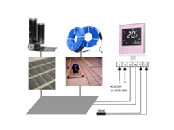 Termostato Digital De Aquecimento De Chão Com Wifi
