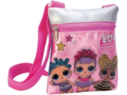 Bolsa de Ombro LOL time shine (Rosa - Poliéster - 22x17x1cm)