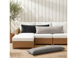 Vidaxl Capa Almofada Houten Cinzento-escuro 40 X 145 Cm